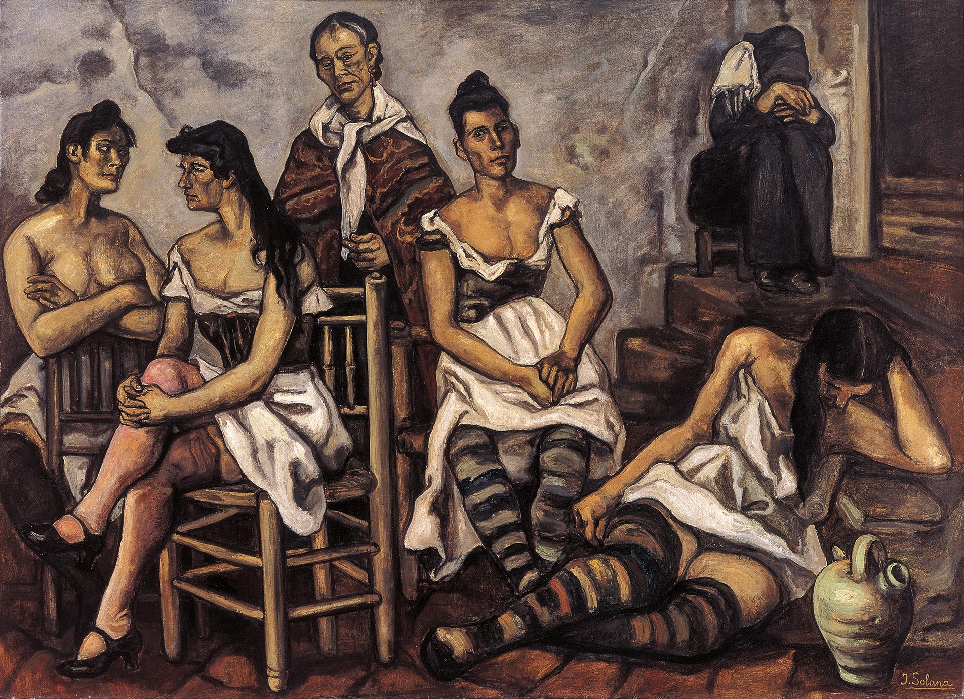 Las chicas del arrabal | José Gutiérrez Solana | Santander Fundación