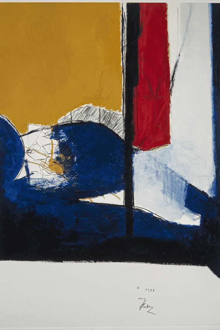 Férridos mundos II (1988), obra de Miguel Ybáñez. Colección Banco Santander.